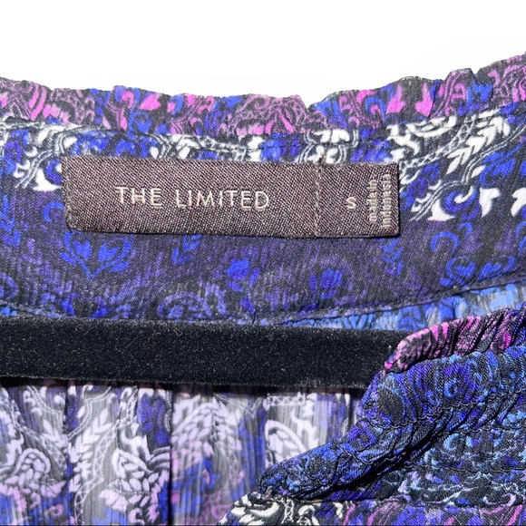 Blue/purple pattern blouse - Picture 2 of 3